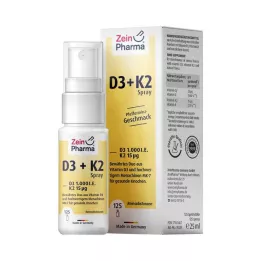 VITAMIN D3+K2 1000 IU σπρέι, 25 ml