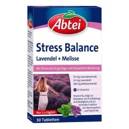 Abbey Stress Balance Lavender + Melissa Tablets Tf (30 τεμάχια)