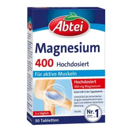 Abbey Magnesium 400 δισκία υψηλής δόσης, 30 τεμ