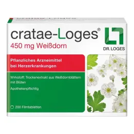 cratae-Loges 450 mg επικαλυμμένα με λεπτό υμένιο δισκία Hawthorn, 200 τεμ