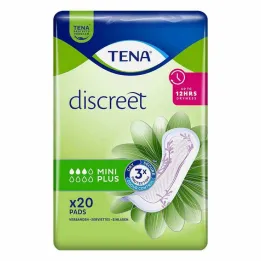 TENA® διακριτικά επιθέματα Mini Plus για ακράτεια, 20 τεμαχίων