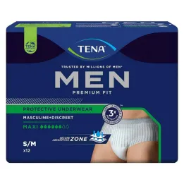 TENA® MEN PREMIUM FIT Παντελόνι Maxi S/M για ακράτεια, 12 τεμάχια