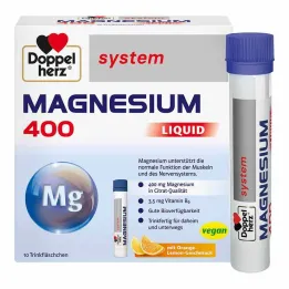 Αμπούλες πόσης Doppelherz Magnesium 400 Liquid system, 10 τεμάχια