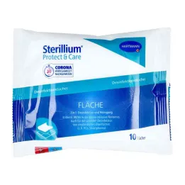 Απολυμαντικά μαντηλάκια επιφανειών Sterillium Protect & Care (10 τεμάχια)