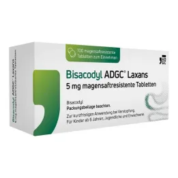 Bisacodyl ADGC® Laxans 5 mg γαστροανθεκτικά δισκία, 100 τεμ