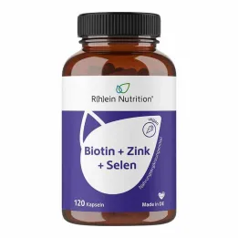 Biotin + Zinc + Selenium for Skin Hair &amp; Κάψουλες Νυχιών, 120 τμχ