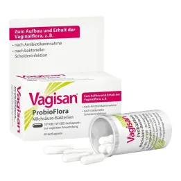 Vagisan Probioflora βακτήρια γαλακτικού οξέος σκληρές κάψουλες, 8 τεμάχια
