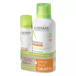 A-DERMA Promo Kit EXOMEGA CONTROL Cream+Spray, 1 τεμ