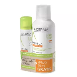 A-DERMA Promo Kit EXOMEGA CONTROL Balm+Spray, 1 τεμ