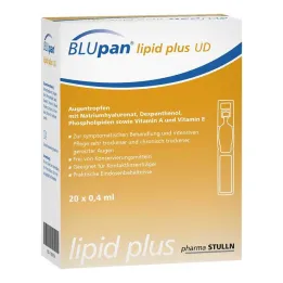 Οφθαλμικές σταγόνες Blupan lipid plus UD , 20Χ0,4 ml