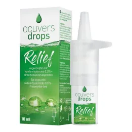 Ocuvers drops Relief οφθαλμικές σταγόνες, 10 ml