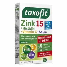 Δισκία Taxofit Zinc + Histidine + Selenium Depot, 40 τεμ