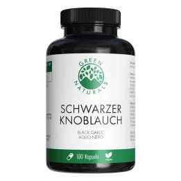 Green Naturals μαύρο σκόρδο 600mg με σακουλάκι Kps, 180 τεμ