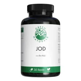 Green Naturals Iodine from organic kelp 200 μg κάψουλες, 365 τεμ