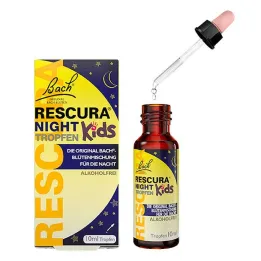 Bach Flowers Original Rescura Night Kids σταγόνες χωρίς οινόπνευμα, 10 ml
