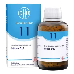 DHU Αλάτι Schüßler No. 11 δισκία Silicea D12, 900 τεμ
