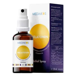 MELATONIN ASHWAGANDHA Mediakos Sleep Spray vegan 20 ml σπρέι, 20 ml