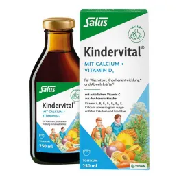 Kindervital με ασβέστιο + D3 τονωτικό Salus, 250 ml