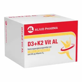 D3 + K2 Vit AL 1000 I.U. / 80 μg κάψουλες, 90 τεμ