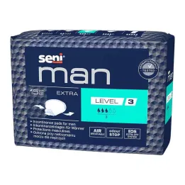 Επιθέματα ακράτειας Seni® Man extra level 3, 15 τεμάχια