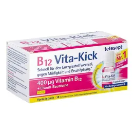 Φύσιγγες πόσιμου Tetesept B12 Vita-Kick 400μg (18 τεμάχια)