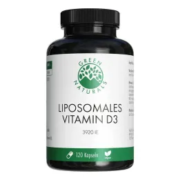 Λιποσωματικές κάψουλες υψηλής δόσης Green Naturals Vitamin D3, 120 τεμάχια