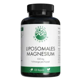 Λιποσωματικές Φυτικές Κάψουλες Green Naturals Magnesium Citrate, 120 τεμ