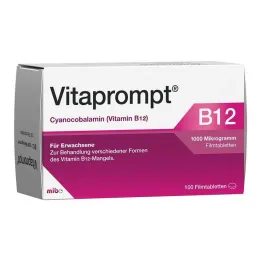 VITAprompt B12 1000 μικρογραμμάρια επικαλυμμένα με λεπτό υμένιο δισκία, 100 τεμ