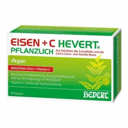 Φυτικές κάψουλες Iron + C Hevert, 60 τεμάχια