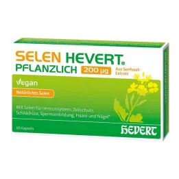 Κάψουλες Selenium Hevert φυτικής προέλευσης 200 μg, 60 κάψουλες