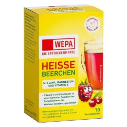 Wepa hot berries + βιταμίνη C + ψευδάργυρο + μαγνήσιο σε σκόνη, 10Χ10 γρ