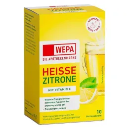 Wepa ζεστό λεμόνι + βιταμίνη C σε σκόνη, 10Χ10 γρ