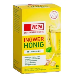 Wepa Ginger + Μέλι + Βιταμίνη C σε σκόνη, 10Χ10 γρ
