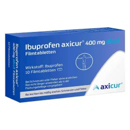 Ibuprofen axicur® 400 mg οξέα επικαλυμμένα με λεπτό υμένιο δισκία, 10 τεμ