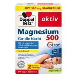 Doppelherz Magnesium 500 για τις ταμπλέτες νύχτας, 60 τεμ