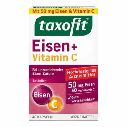 κάψουλες taxofit® iron + βιταμίνη C, 40 τεμ