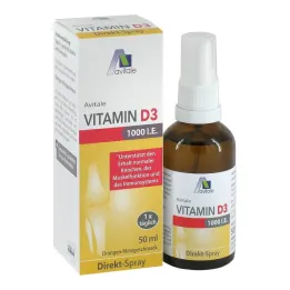 Βιταμίνη D3 1000 IU άμεσος ψεκασμός, 50 ml