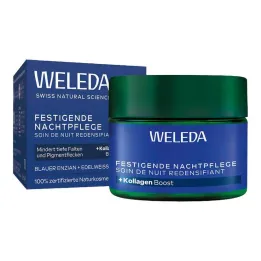 Weleda συσφικτική νυχτερινή φροντίδα μπλε γεντιανής &amp; Edelweiss, 40 ml
