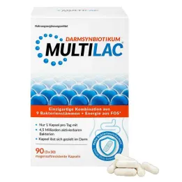 Multilac Synbiotic γαστροανθεκτικές κάψουλες, 3x30 τεμ