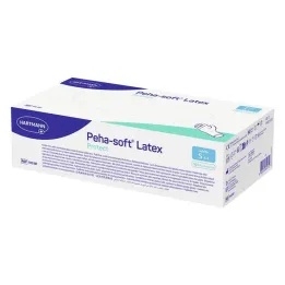 Peha-Soft Latex προστατευτικά γάντια εξέτασης μιας χρήσης μη αποστειρωμένα pf S, 100 τμχ