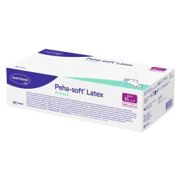 Peha-Soft Latex προστατευτικά γάντια εξέτασης μιας χρήσης μη αποστειρωμένα pf XL, 100 τμχ