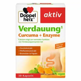 Κάψουλες Doppelherz Digestion Curcuma + Enzyme, 30 τεμ