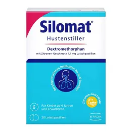 Silomat Κατασταλτικό του Βήχα DMP Παστίλιες Λεμονιού, 20 τεμάχια