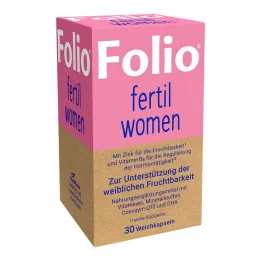 Μαλακές κάψουλες Folio fertil γυναικών, 30 τμχ