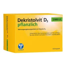 Dekristolvit D3 2000 IU φυτικές κάψουλες, 120 τεμάχια