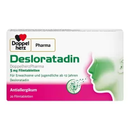 Desloratadine Doppelherzpharma 5 mg επικαλυμμένα με λεπτό υμένιο δισκία, 20 τεμ