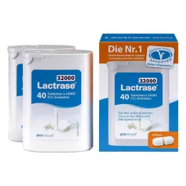 Lactrase 32.000 Fcc δισκία διαιρούμενα σε δοσομετρητή (2x40 τεμάχια)