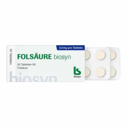 Φολικό οξύ Biosyn δισκία, 50 τεμ