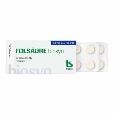 Φολικό οξύ Biosyn δισκία, 50 τεμ
