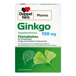 Ginkgo DoppelherzPharma 120 mg επικαλυμμένα με λεπτό υμένιο δισκία, 30 τεμ